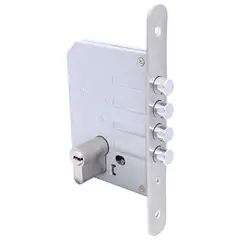 ODIS - Cerrojo Embutir 605 Llave-Seguro - Plata