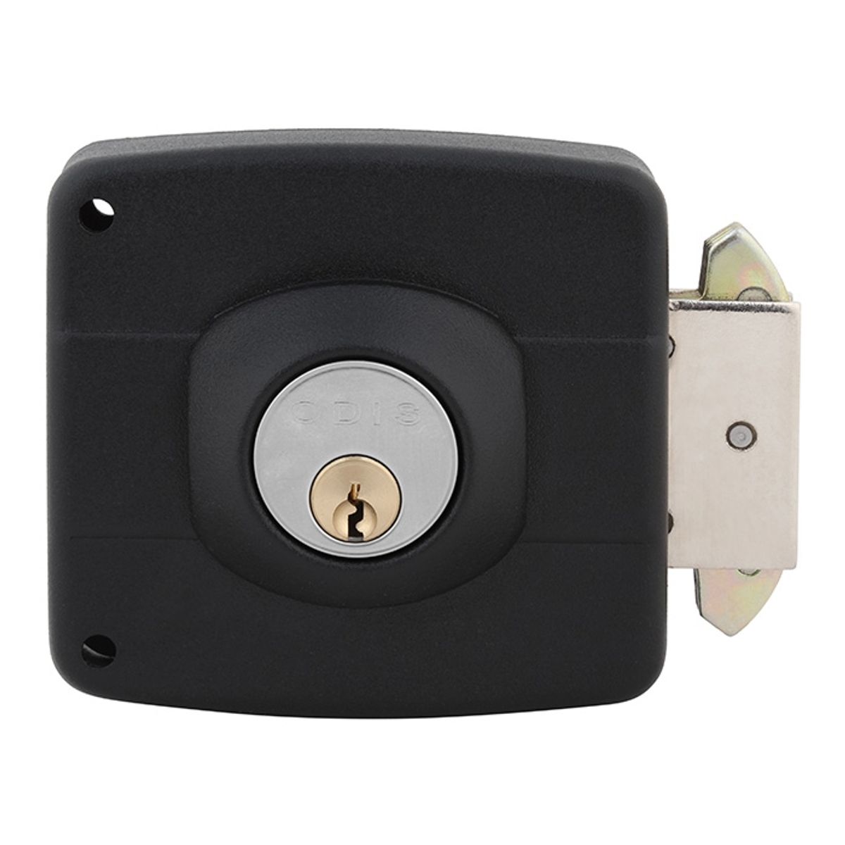 ODIS - Cerradura Sobreponer Odis 393 Puerta Corredera Con Caja Metálica - Negro