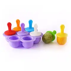 GENERICO - Molde Silicona para helado tamaño bebe Violeta