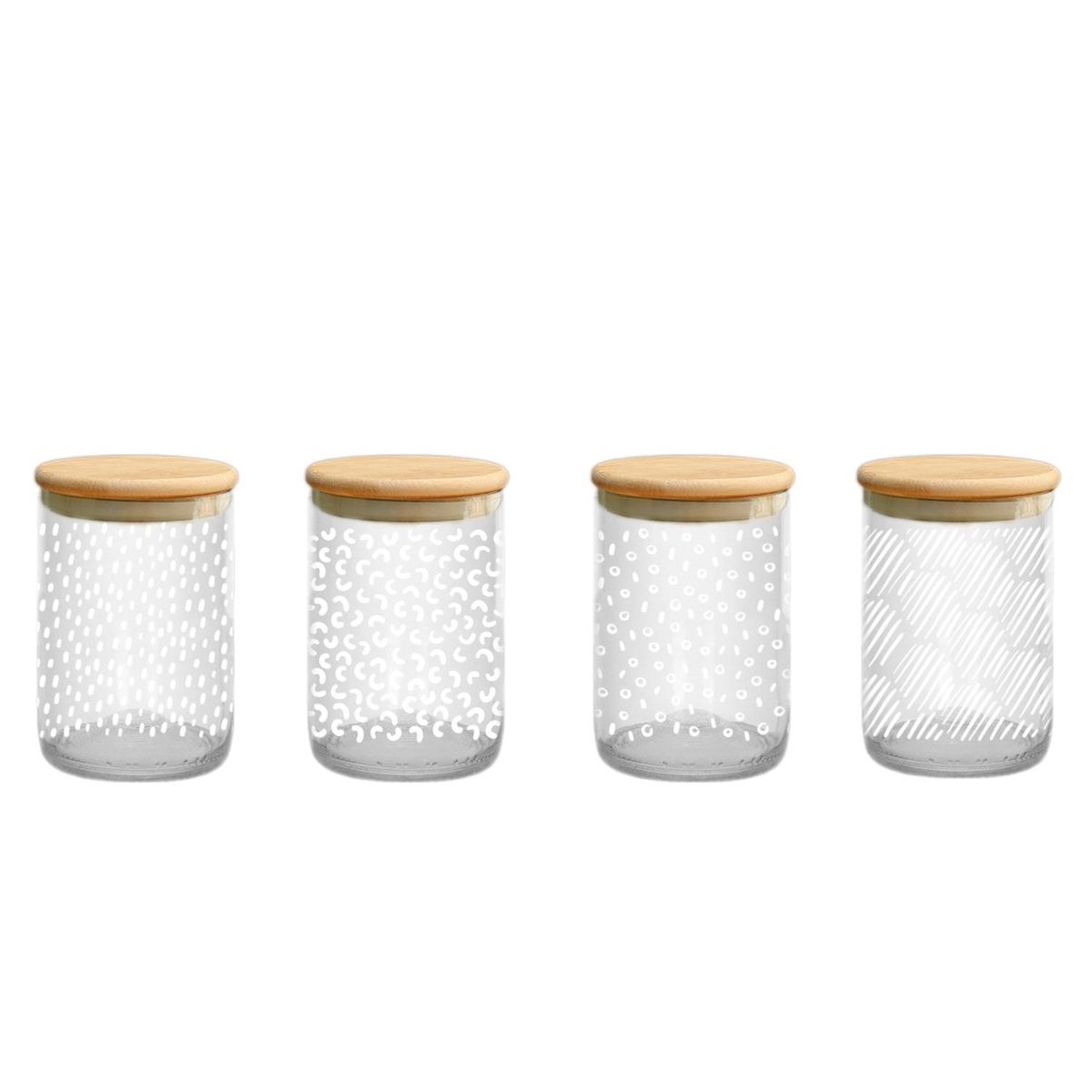 GREEN GLASS - Pack 4 Frascos Patrón Cereales - 300cc