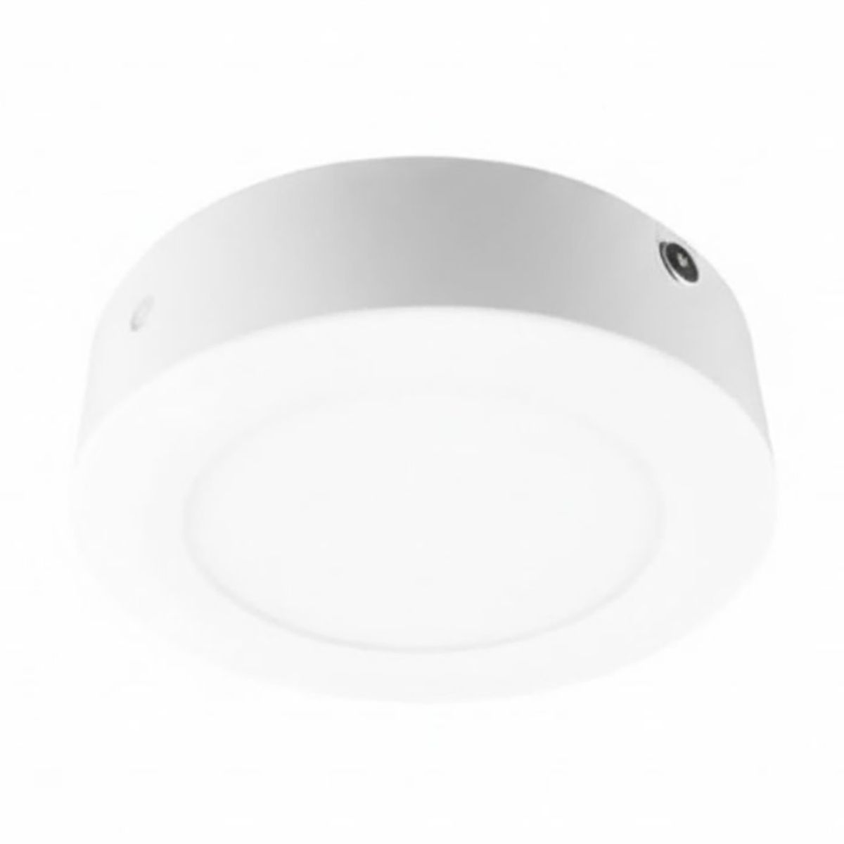 DEMASLED - Foco LED redondo Borde Blanco Sobrepuesto 12cm 6W Luz Neutra 220V
