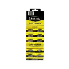 SCHICK - Pack De Hojas Super Chromium Doble Filo