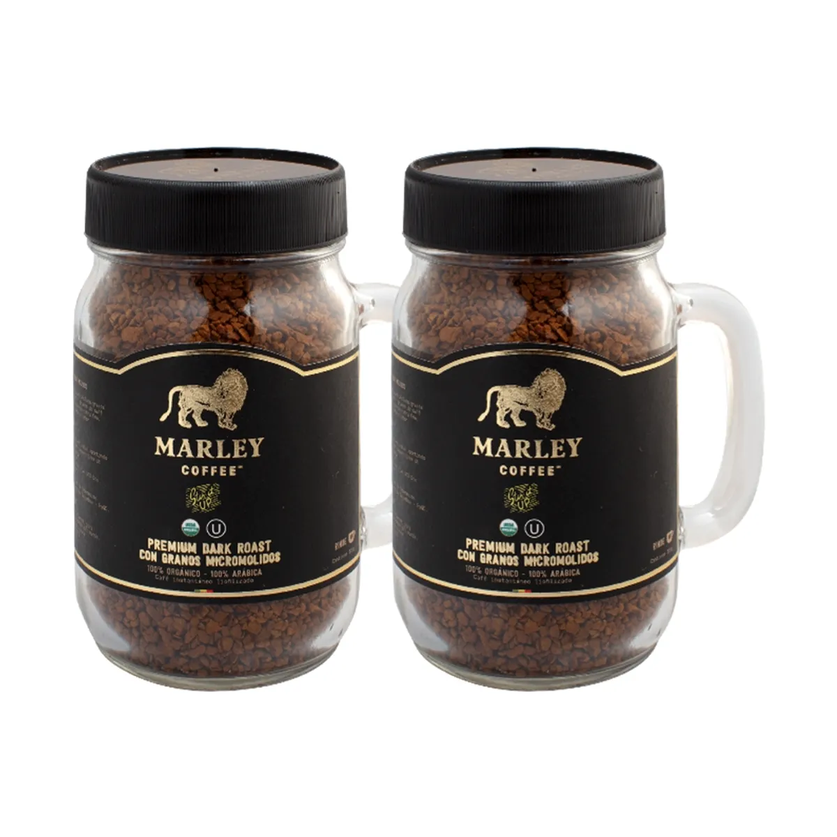MARLEY COFFEE - Pack 2x Café orgánico liofilizado Stir It Up 100 g