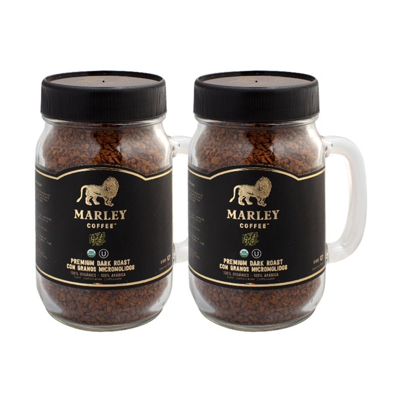 MARLEY COFFEE - Pack 2x Café orgánico liofilizado Stir It Up 100 g