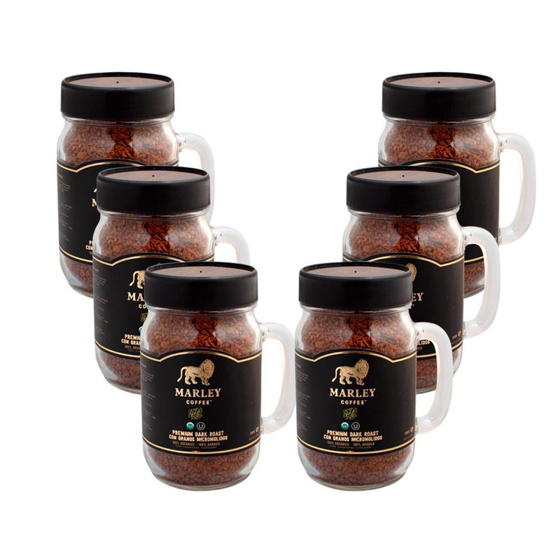 MARLEY COFFEE - Pack 6x Café orgánico liofilizado Stir It Up 100 g