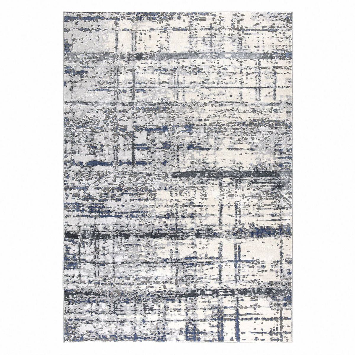 MODA ALFOMBRAS - ALFOMBRA BABIL COLECTION AZUL 120 x 180 cm