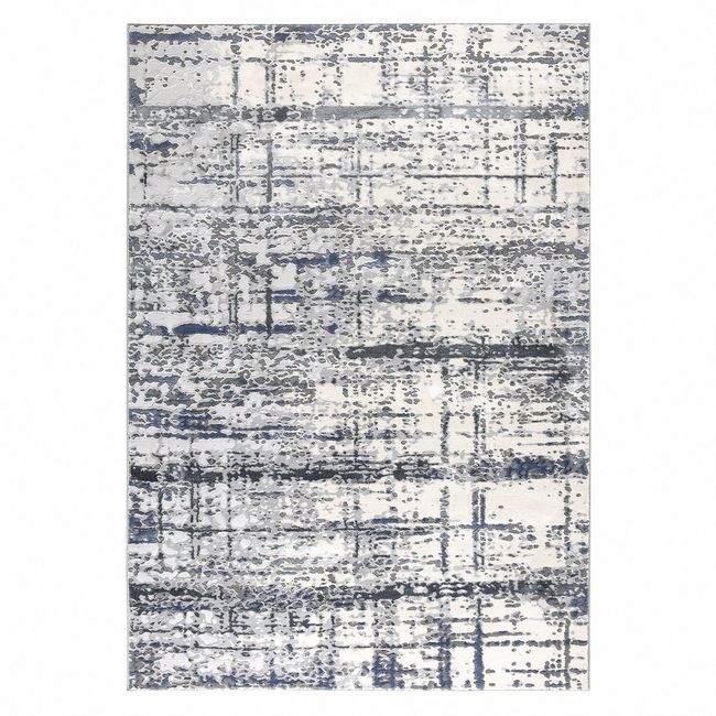 MODA ALFOMBRAS - ALFOMBRA BABIL COLECTION AZUL 120 x 180 cm