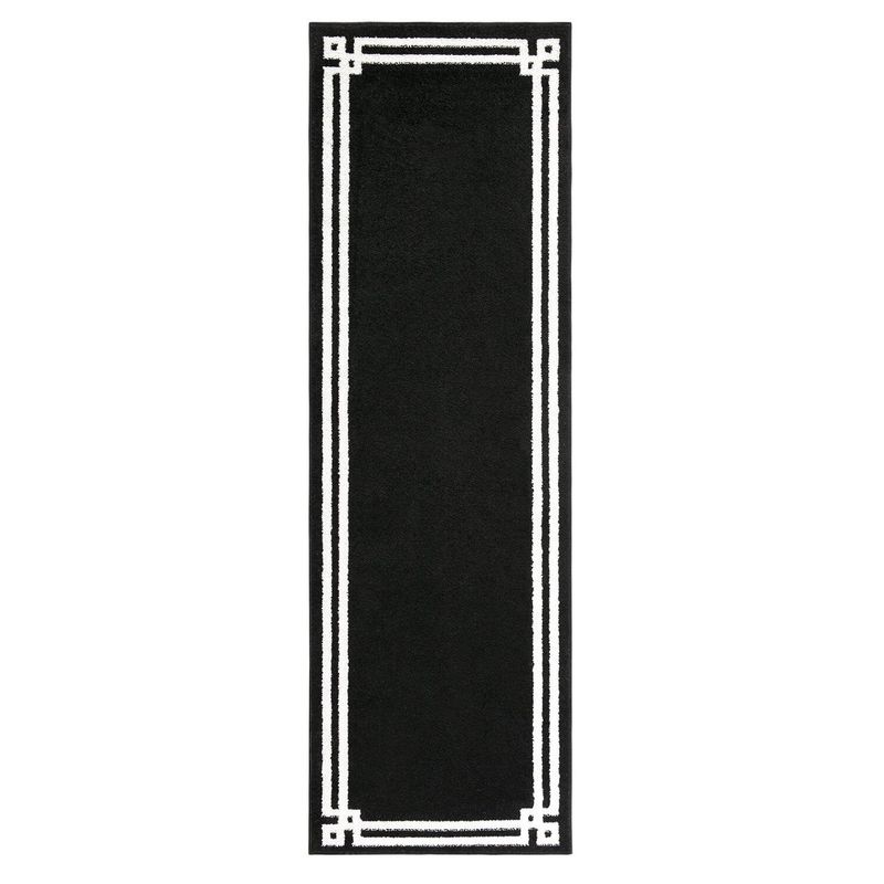 MODA ALFOMBRAS - Alfombra Pasillo Amigo Negra 70 x 230 cm