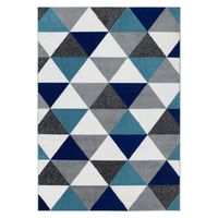 Alfombra Florida Turquesa 160 X 210 Cm