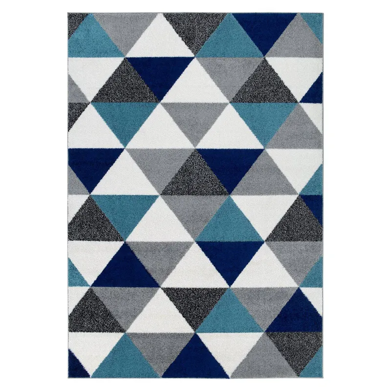 MODA ALFOMBRAS - Alfombra Florida Turquesa 160 X 210 Cm