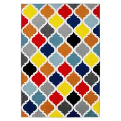 MODA ALFOMBRAS - ALFOMBRA FLORIDA MULTICOLOR 120x180 cm