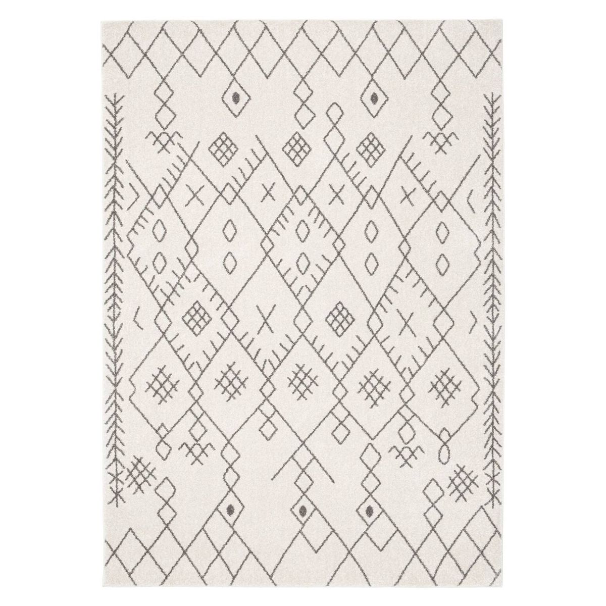 MODA ALFOMBRAS - ALFOMBRA FLORIDA BLANCA 160x230 cm