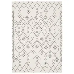 MODA ALFOMBRAS - ALFOMBRA FLORIDA BLANCA 200 x 290 cm