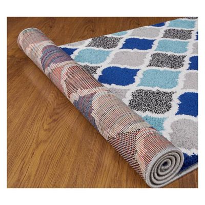 Imagen 2 del producto ALFOMBRA PASILLO FLORIDA TURQUESA 70x230 cm