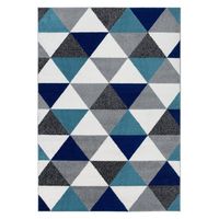 Alfombra Florida Turquesa 120 X 180 Cm