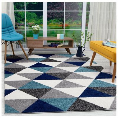 Imagen 2 del producto Alfombra Florida Turquesa 120 X 180 Cm