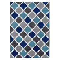 ALFOMBRA FLORIDA TURQUESA 200 cm * 290 cm