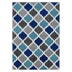 MODA ALFOMBRAS - ALFOMBRA FLORIDA TURQUESA 200 cm * 290 cm