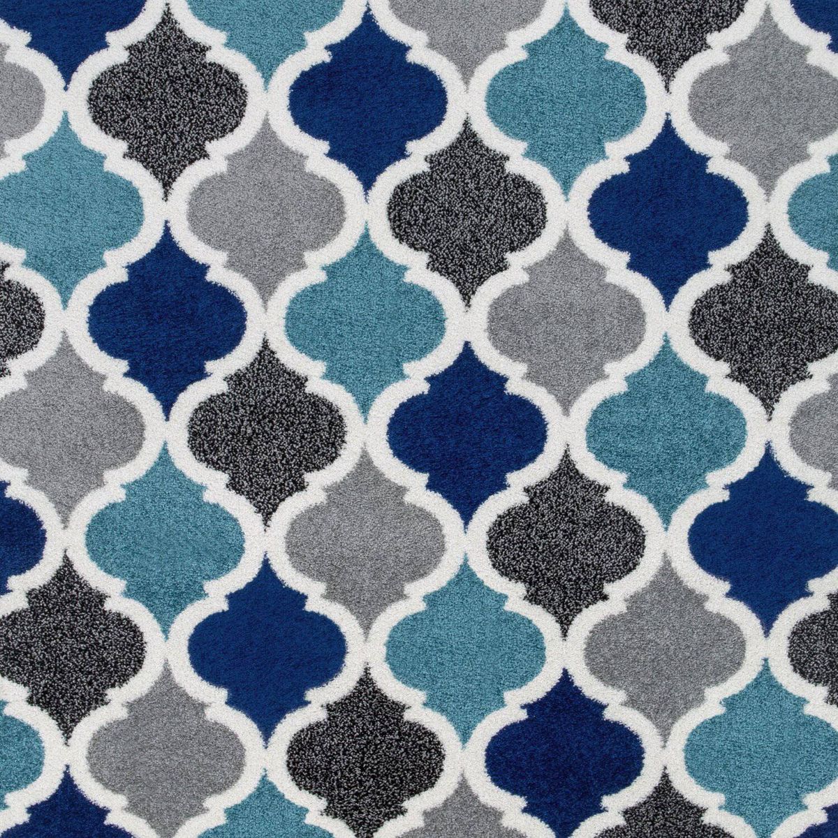 MODA ALFOMBRAS - ALFOMBRA FLORIDA  TURQUESA 200 cm * 290 cm