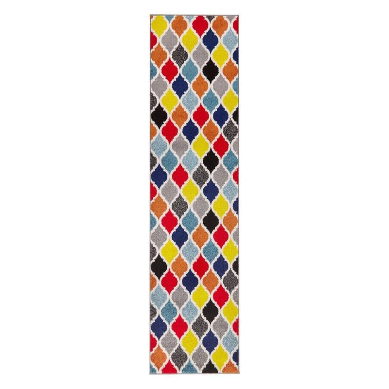 MODA ALFOMBRAS - ALFOMBRA PASILLO FLORIDA  MULTICOLOR 70x230 cm