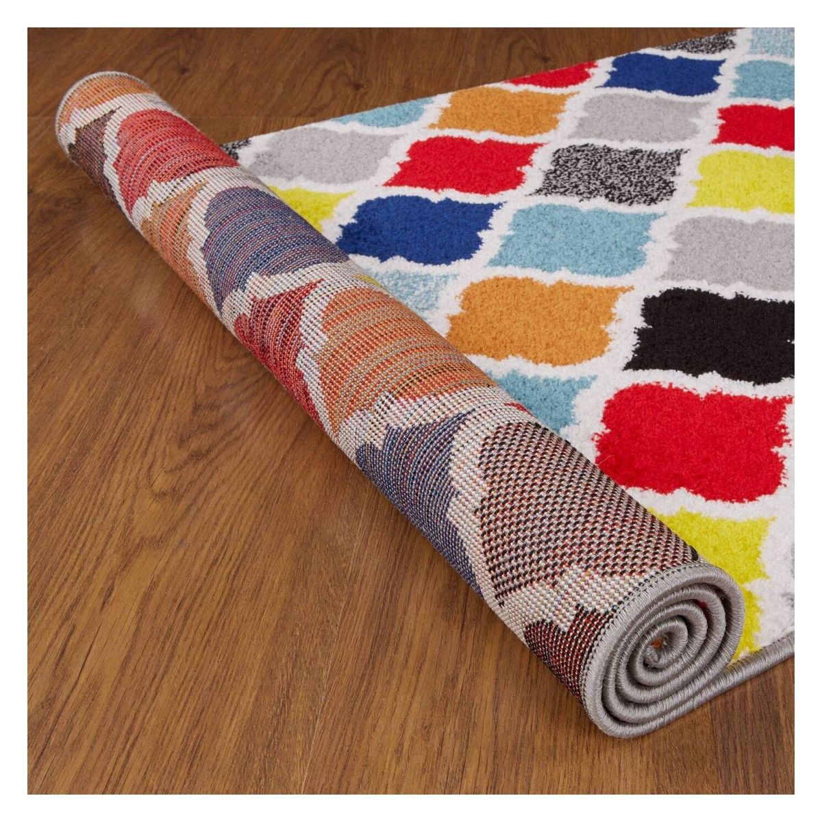 MODA ALFOMBRAS - ALFOMBRA PASILLO FLORIDA  MULTICOLOR 70x230 cm