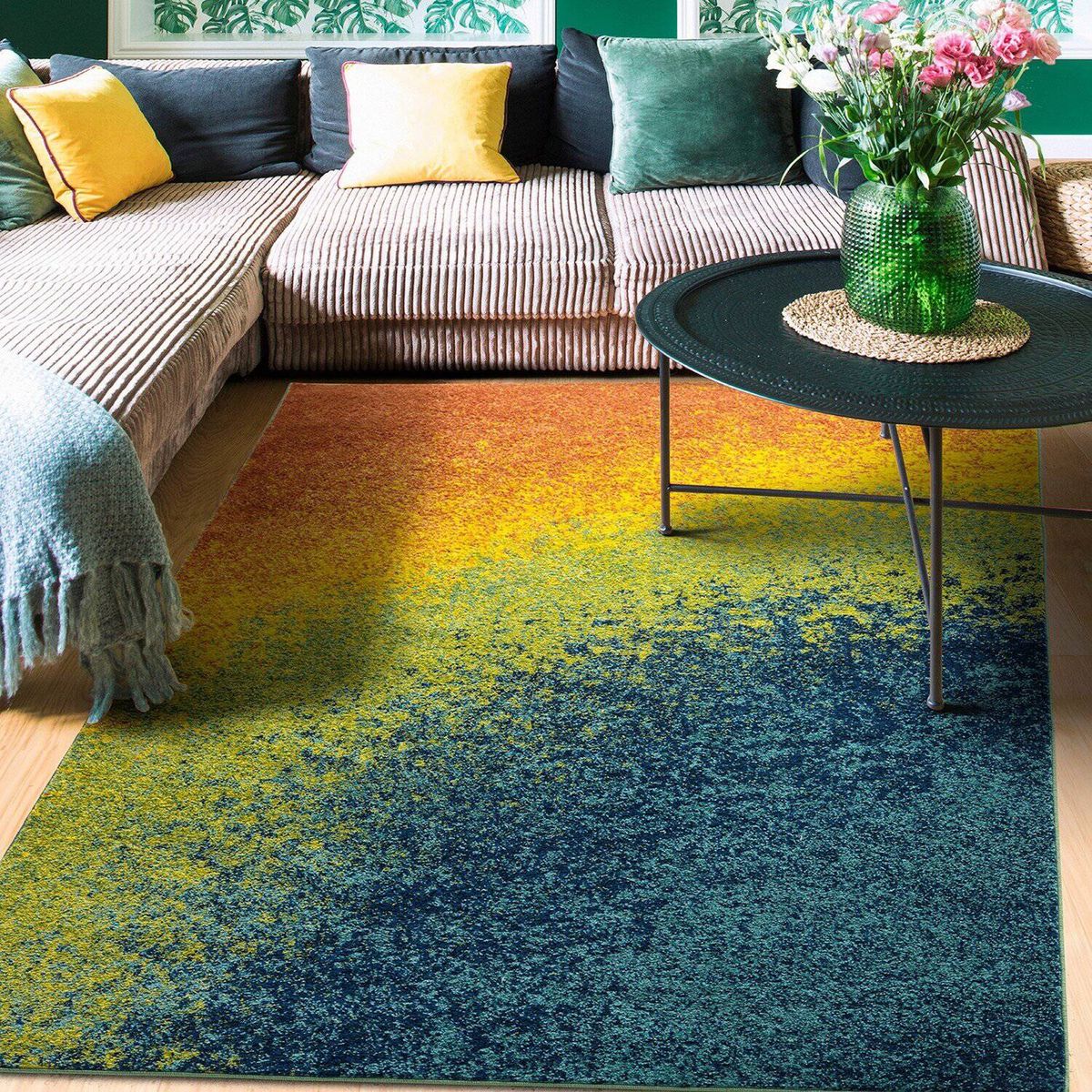 MODA ALFOMBRAS - Alfombra Florida Multicolor 160 X 210 Cm