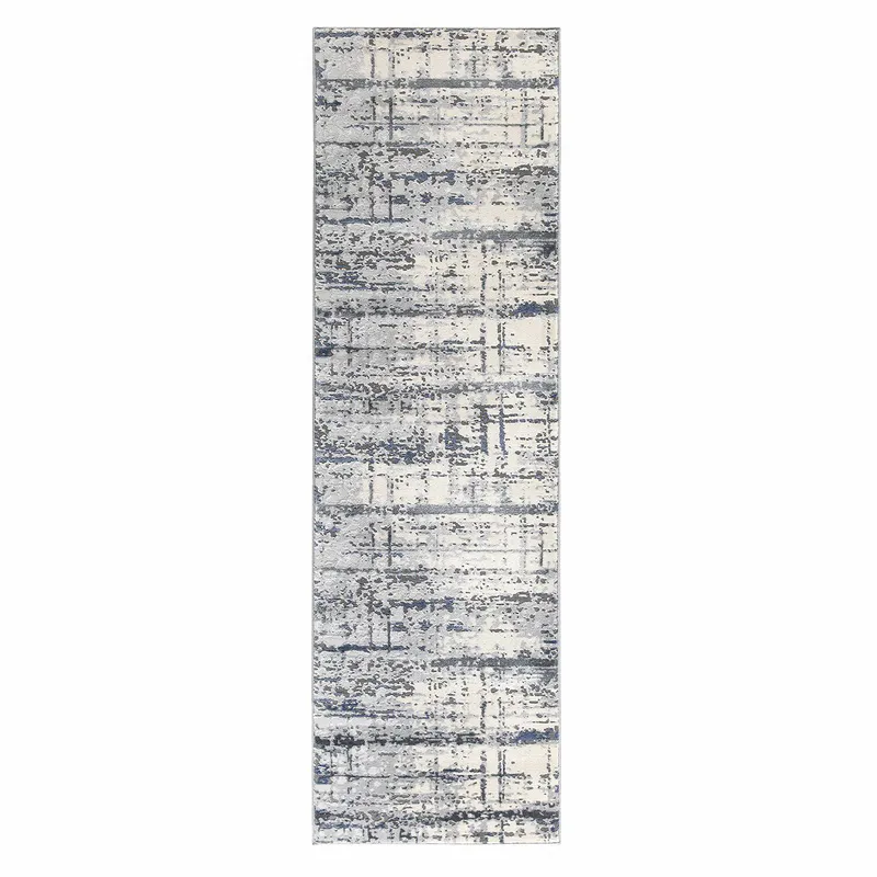 MODA ALFOMBRAS - ALFOMBRA PASILLO BABIL COLECTION AZUL  70 x 230 cm
