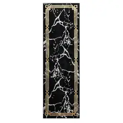 MODA ALFOMBRAS - Alfombra Pasillo Babil Negra 70 X 230 cm