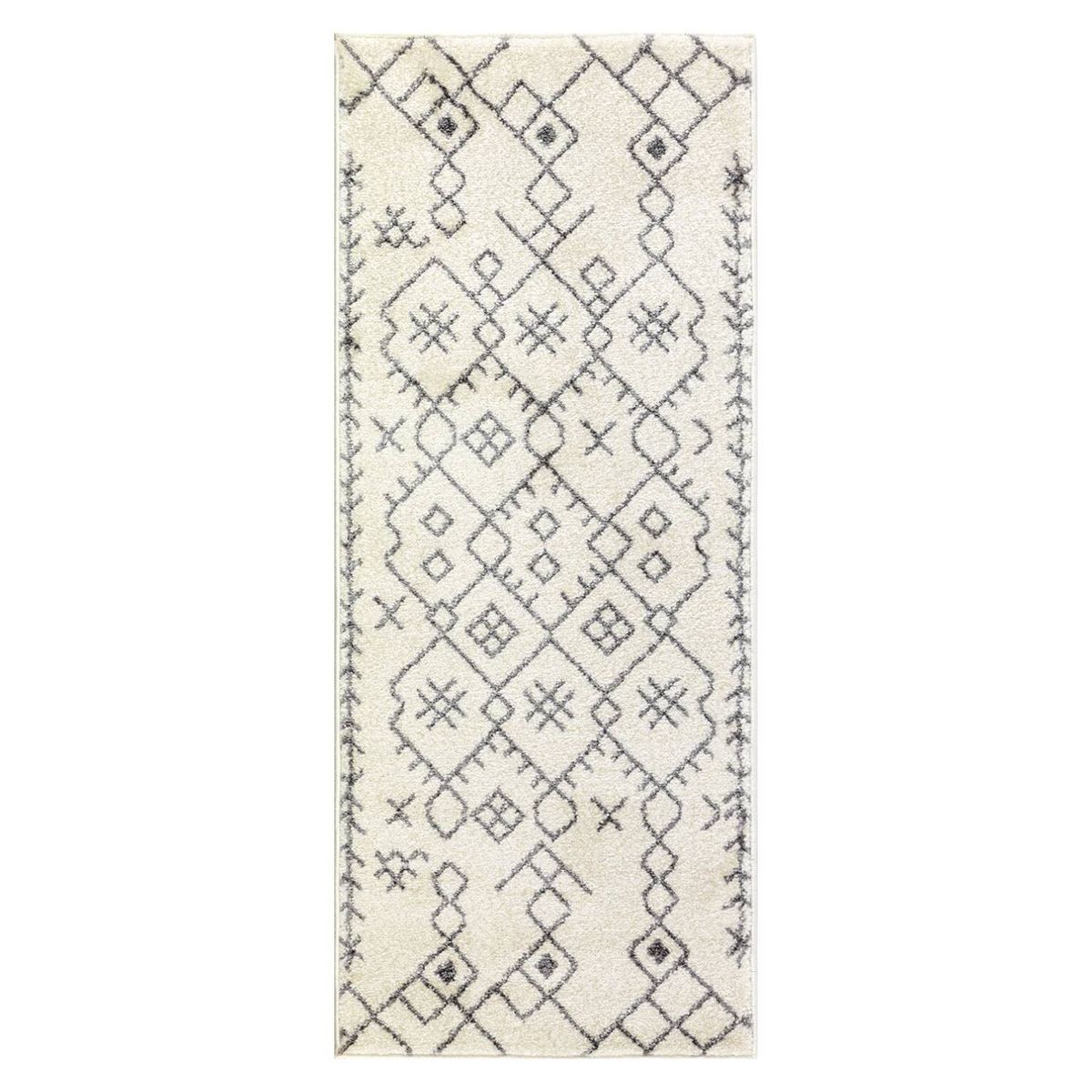 MODA ALFOMBRAS - Bajada De Cama Florida Blanca 50 X120