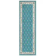 MODA ALFOMBRAS - ALFOMBRA KASHAN KING PASILLO AZUL 61x213 cm