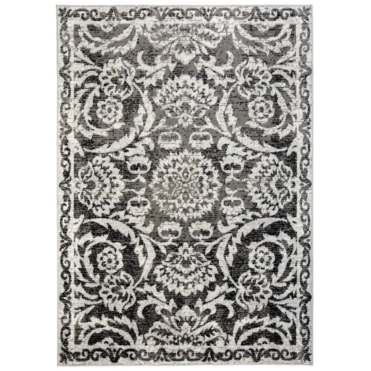 MODA ALFOMBRAS - ALFOMBRA KASHAN KING GRIS 244 cm * 305 cm