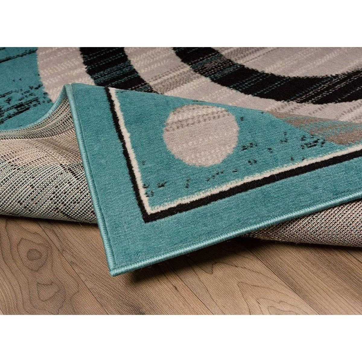 MODA ALFOMBRAS - ALFOMBRA KASHAN KING AZUL 153x213 cm