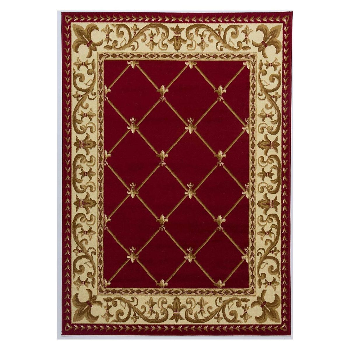 MODA ALFOMBRAS - Bajada De Cama Kashan King Roja 60 X 90 Cm