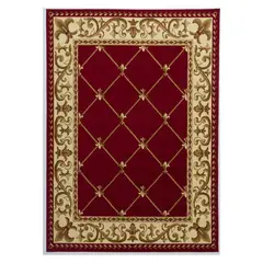 MODA ALFOMBRAS - Bajada De Cama Kashan King Roja 60 X 90 Cm
