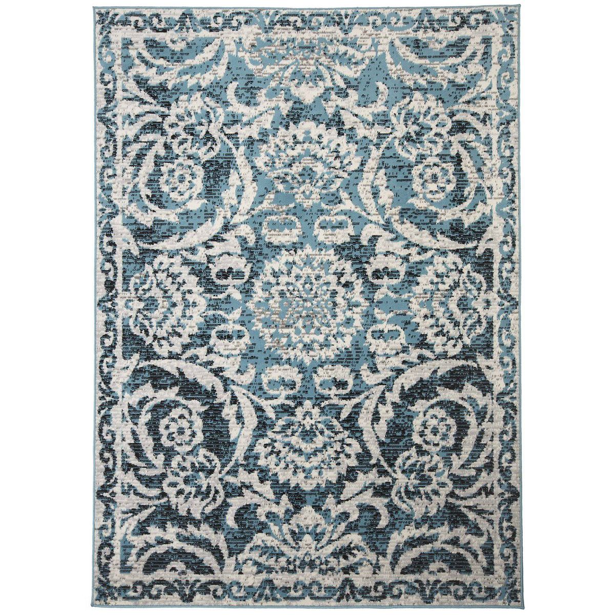 MODA ALFOMBRAS - ALFOMBRA KASHAN KING AZUL 153 cm * 213 cm