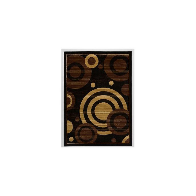 MODA ALFOMBRAS - ALFOMBRA KASHAN KING NEGRO 244 cm * 305 cm