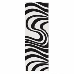 MODA ALFOMBRAS - ALFOMBRA PASILLO AMIGO NEGRA 70 X 230 CM