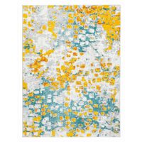 Alfombra Florida Amarilla 160 X 210 Cm