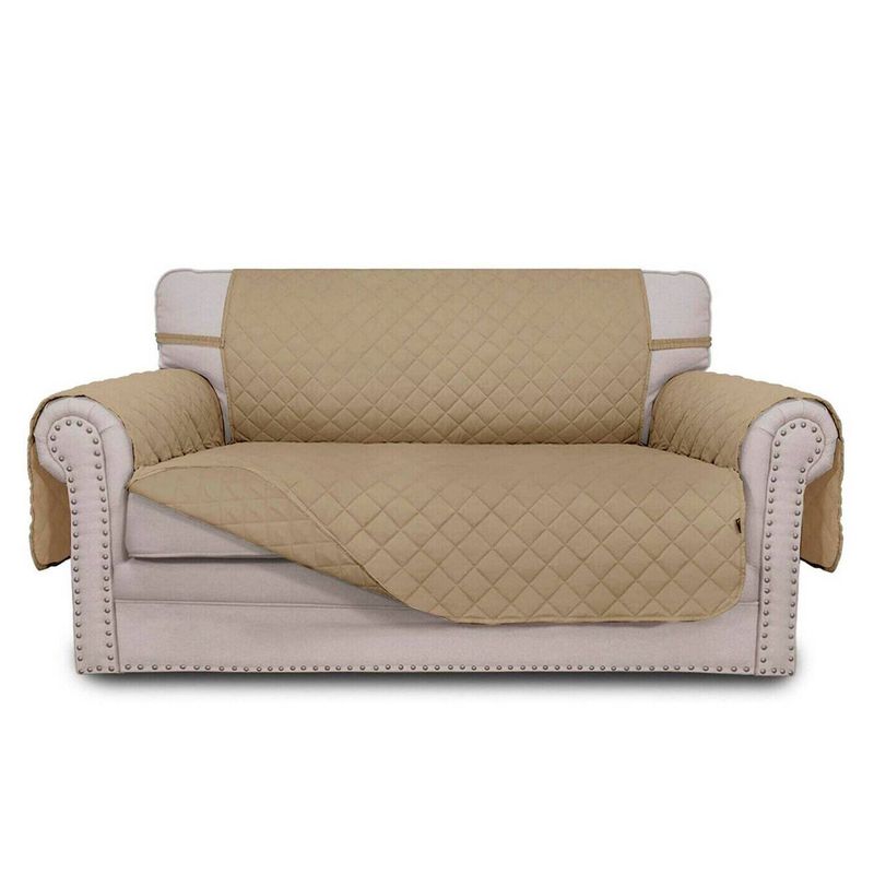 MODA ALFOMBRAS - Funda Para Sofa 2 Cuerpos Beige  135 X 85 Cm