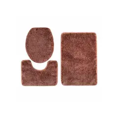 MODA ALFOMBRAS - Alfombra Para Baño Set Naranjo 50 X 75 Cm