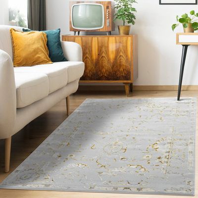 Imagen 2 del producto ALFOMBRA BABIL COLECTION DORADO 120 x 180 cm