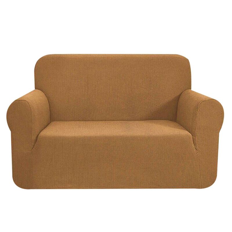 MODA ALFOMBRAS - Funda Para Sofa 1 Cuerpo Café 78 X 85 Cm