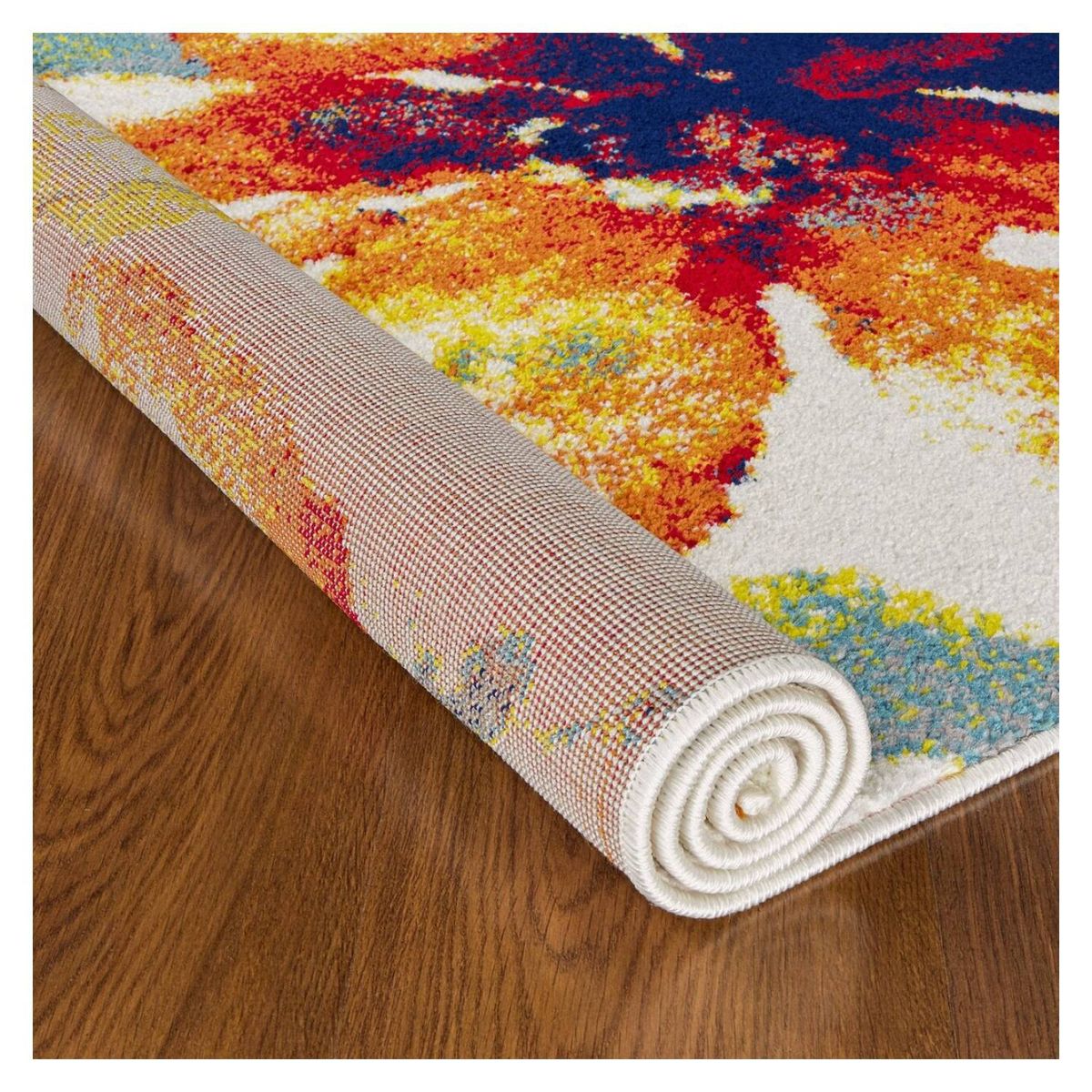 MODA ALFOMBRAS - ALFOMBRA FLORIDA BLANCA 120X180CM