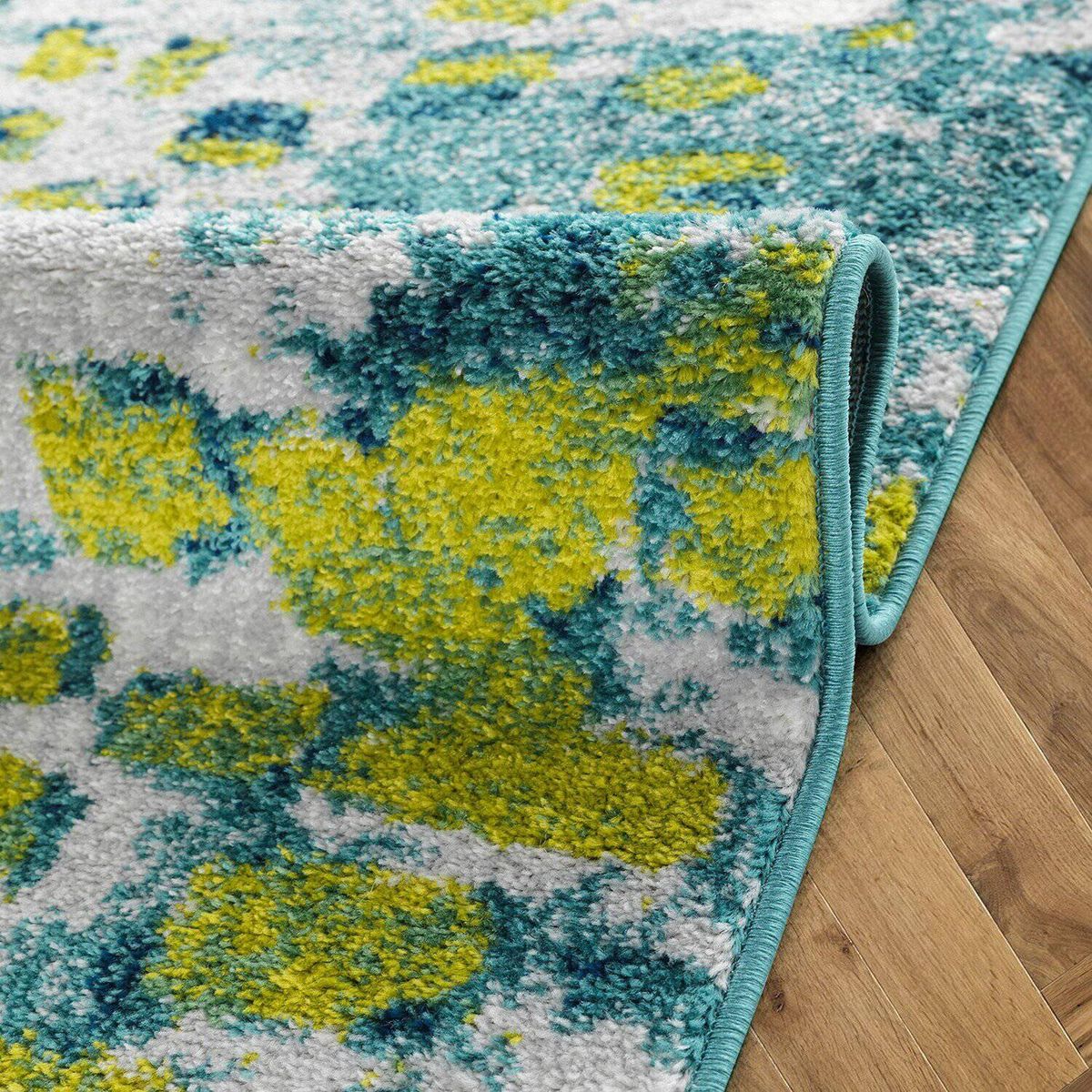 MODA ALFOMBRAS - Bajada De Cama Florida Verde 60 X 90 Cm