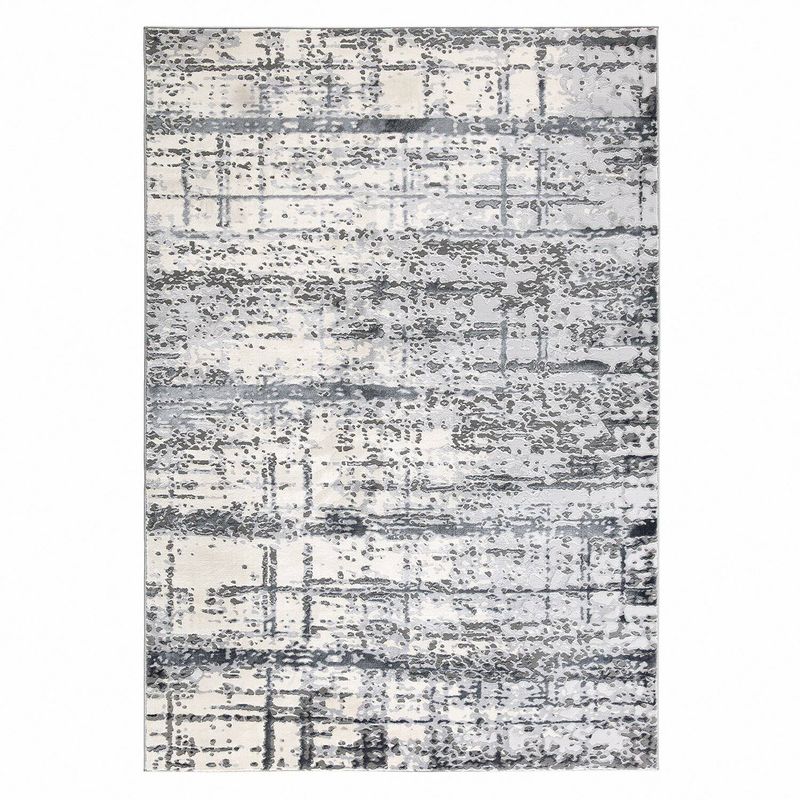 MODA ALFOMBRAS - ALFOMBRA BABIL COLECTION GRIS 120 x 180 cm