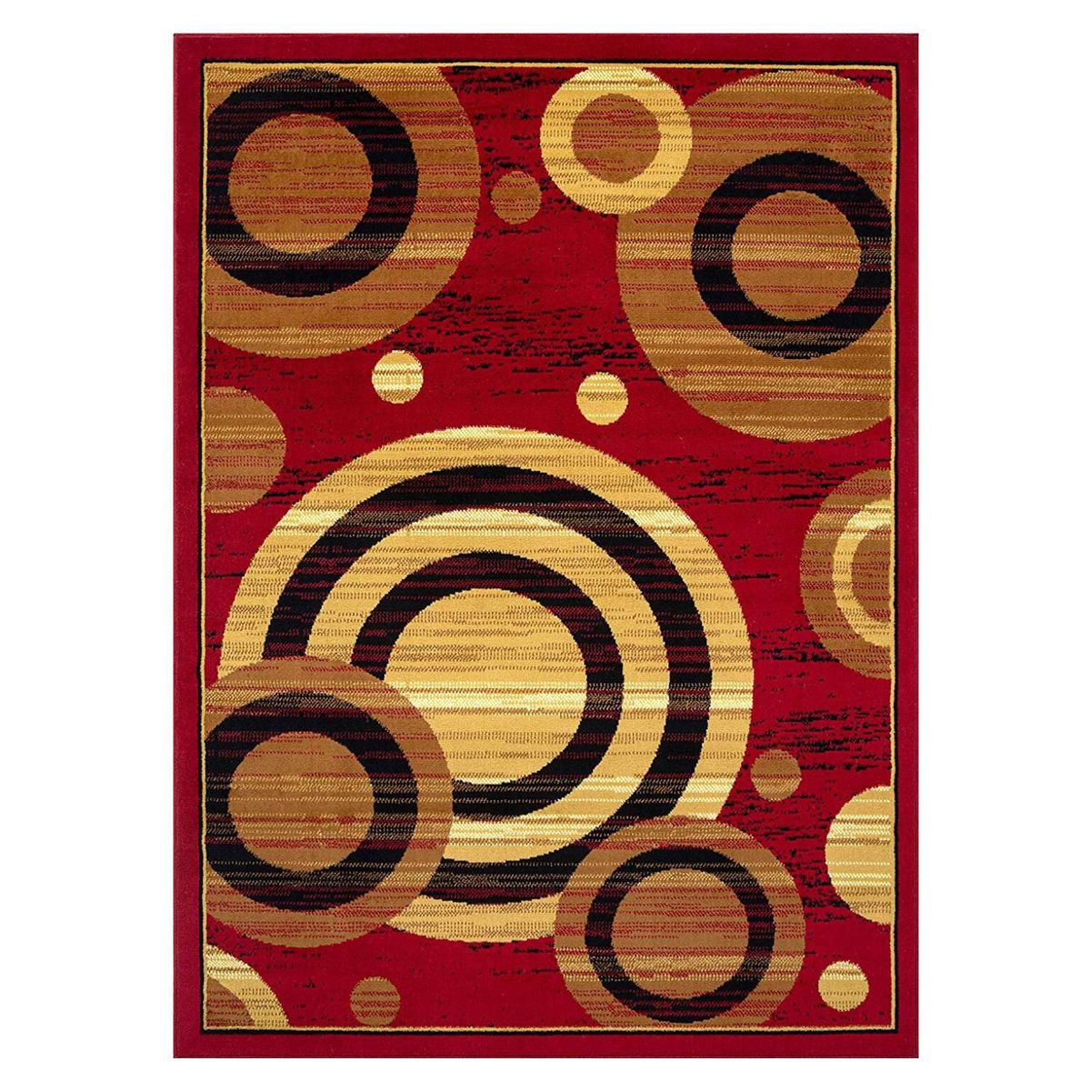 MODA ALFOMBRAS - ALFOMBRA KASHAN KING ROJA 123 cm x 185 cm