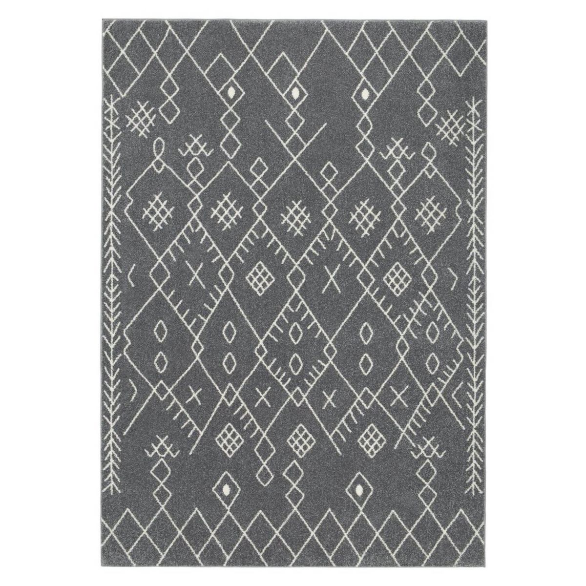 MODA ALFOMBRAS - ALFOMBRA FLORIDA GRIS 120x180 cm