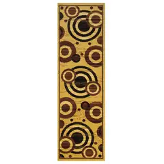 MODA ALFOMBRAS - ALFOMBRA KASHAN KING PASILLO BEIGE 61x213 cm