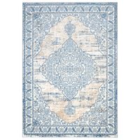 ALFOMBRA FLORIDA AZUL 240 x 305 cm