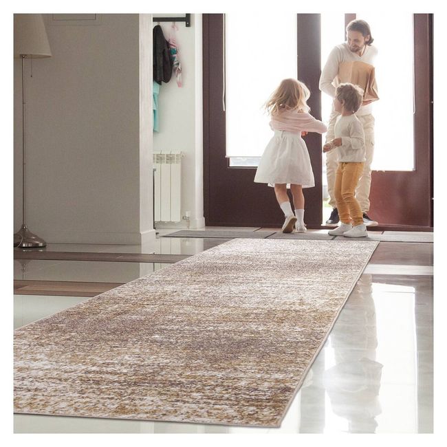 MODA ALFOMBRAS - ALFOMBRA PASILLO FLORIDA BEIGE 70 cm x 230 cm